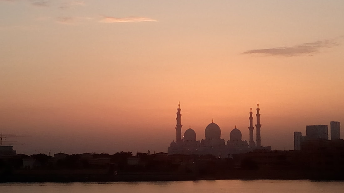 Abu Dhabi sunset